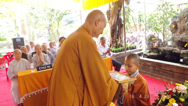 Khai giảng khóa VI Lớp Sơ cấp Phật học thị xã Ninh Hòa.