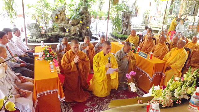 Khai giảng khóa VI Lớp Sơ cấp Phật học thị xã Ninh Hòa.