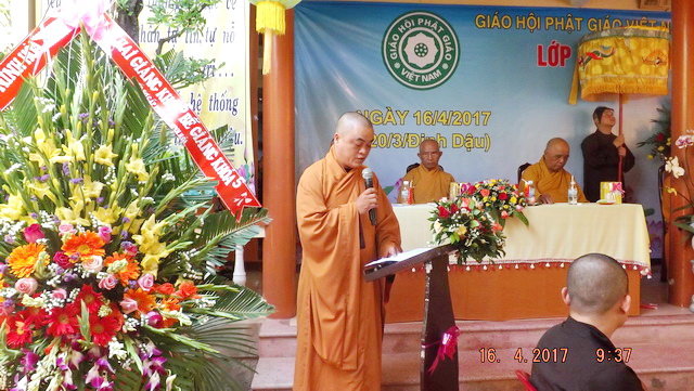 Khai giảng khóa VI Lớp Sơ cấp Phật học thị xã Ninh Hòa.