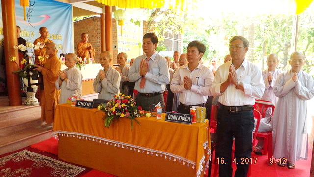 Khai giảng khóa VI Lớp Sơ cấp Phật học thị xã Ninh Hòa.