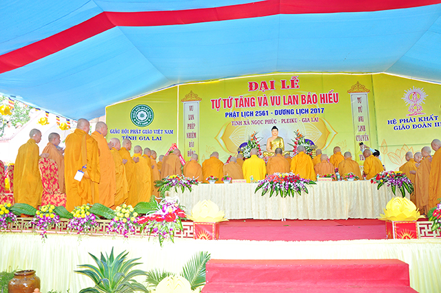 Giáo đoàn III: Tác pháp Tự tứ, tổ chức lễ Vu lan năm 2017