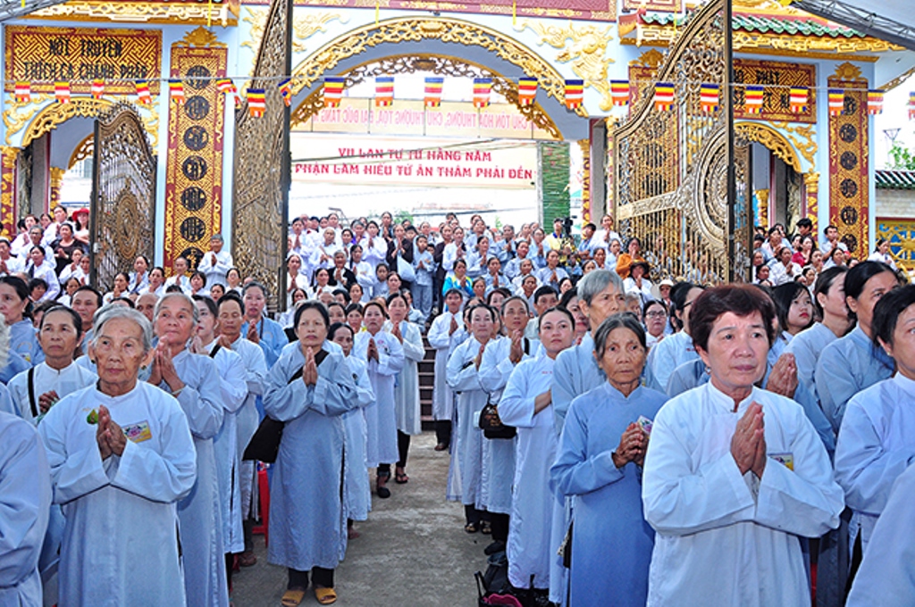 Giáo đoàn III: Tác pháp Tự tứ, tổ chức lễ Vu lan năm 2017