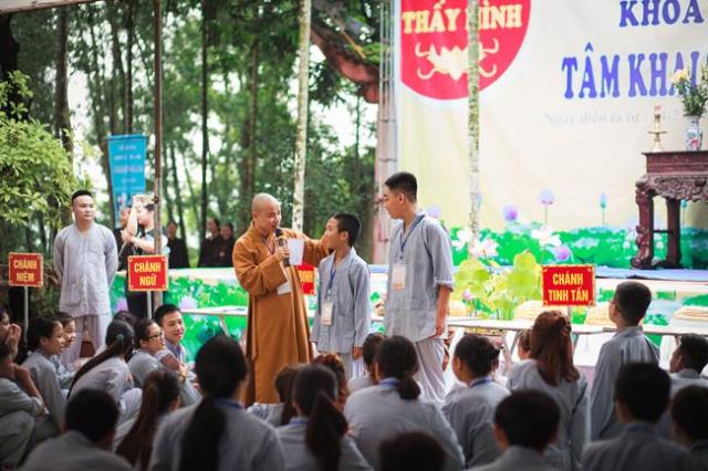 Thái nguyên: chùa Huống Thượng, Khai mạc khóa tu “ Tâm khai trí sáng lần thứ II ”.