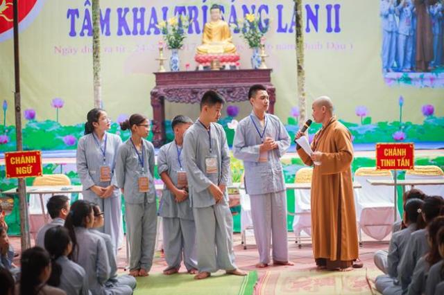Thái nguyên: chùa Huống Thượng, Khai mạc khóa tu “ Tâm khai trí sáng lần thứ II ”.