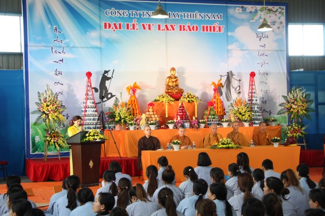 Hải Phòng: Công ty TNHH May Thiên Nam tổ chức lễ Vu Lan