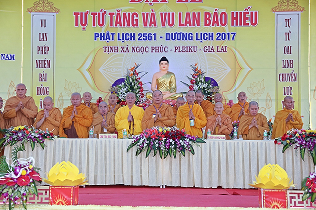Giáo đoàn III: Tác pháp Tự tứ, tổ chức lễ Vu lan năm 2017