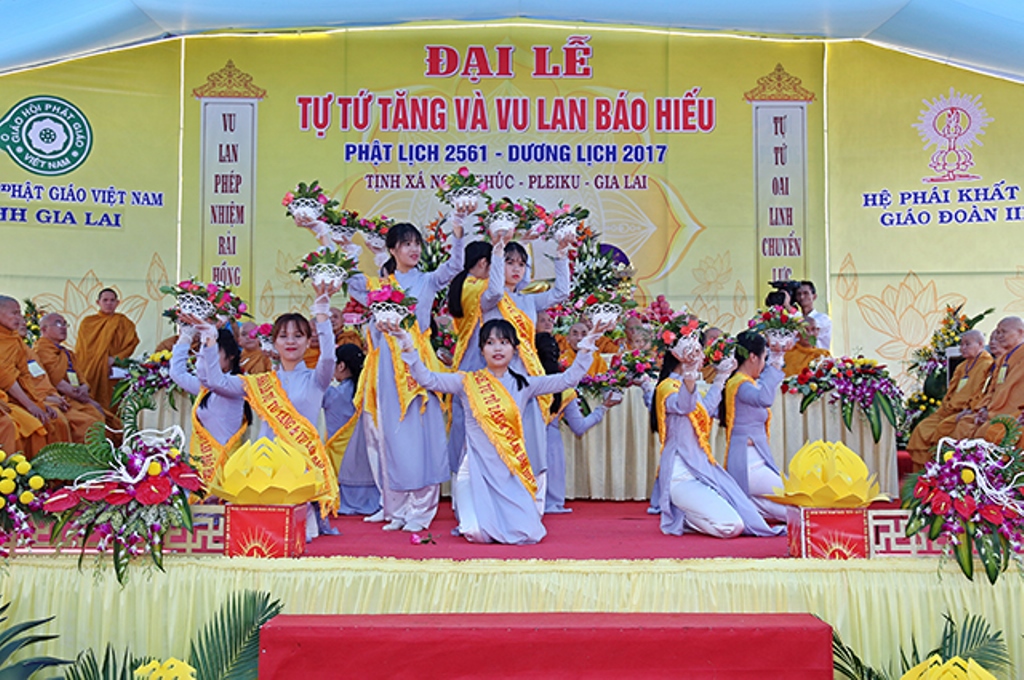 Giáo đoàn III: Tác pháp Tự tứ, tổ chức lễ Vu lan năm 2017