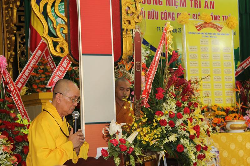 Đồng Tháp: Lễ Tưởng Niệm Tri Ân Chư Tôn Tiền Bối Phật Giáo Đồng Tháp