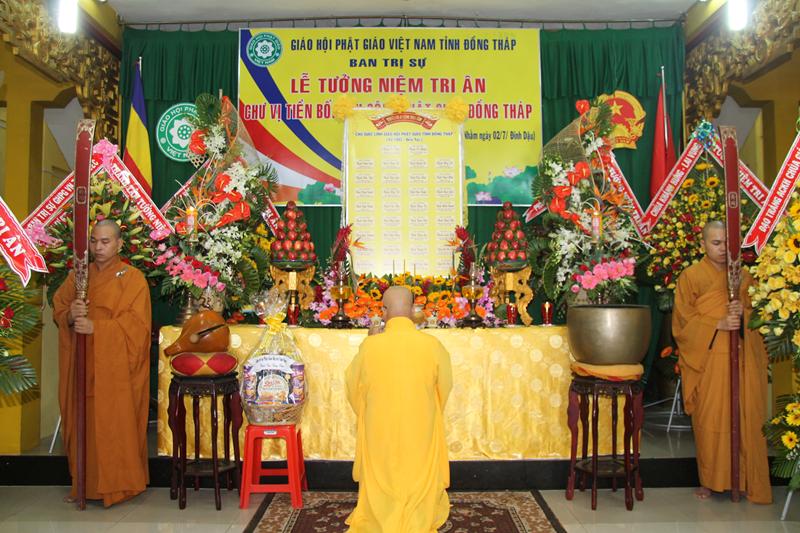 Đồng Tháp: Lễ Tưởng Niệm Tri Ân Chư Tôn Tiền Bối Phật Giáo Đồng Tháp