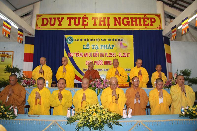 Đồng Tháp: Lễ tạ pháp chùa Phước Hưng , chùa Giác Tôn