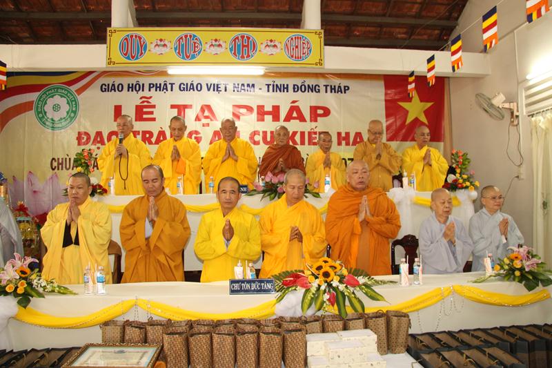 Đồng Tháp: Lễ tạ pháp chùa Phước Hưng , chùa Giác Tôn