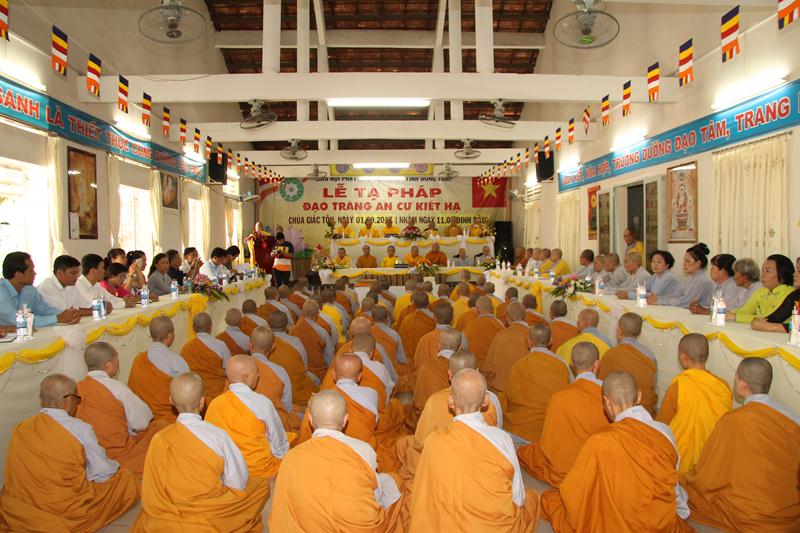 Đồng Tháp: Lễ tạ pháp chùa Phước Hưng , chùa Giác Tôn