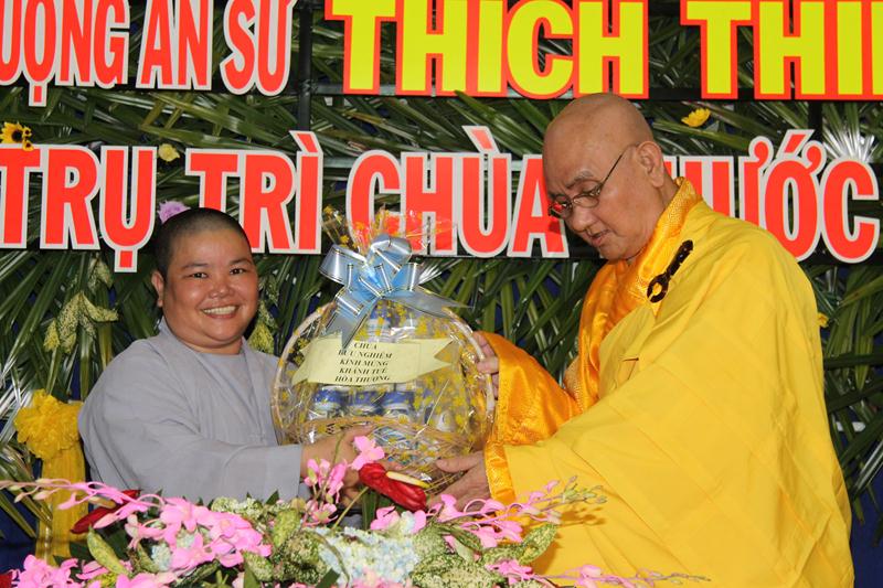 Đồng Tháp: Lễ khánh tuế và kỷ niệm 55 năm xuất gia HT. Thích Thiện Huệ