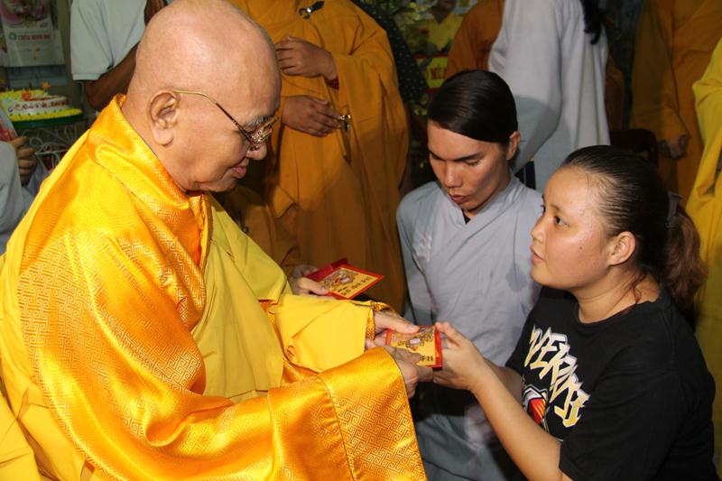 Đồng Tháp: Lễ khánh tuế và kỷ niệm 55 năm xuất gia HT. Thích Thiện Huệ