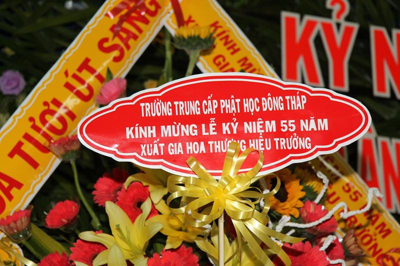 Đồng Tháp: Lễ khánh tuế và kỷ niệm 55 năm xuất gia HT. Thích Thiện Huệ