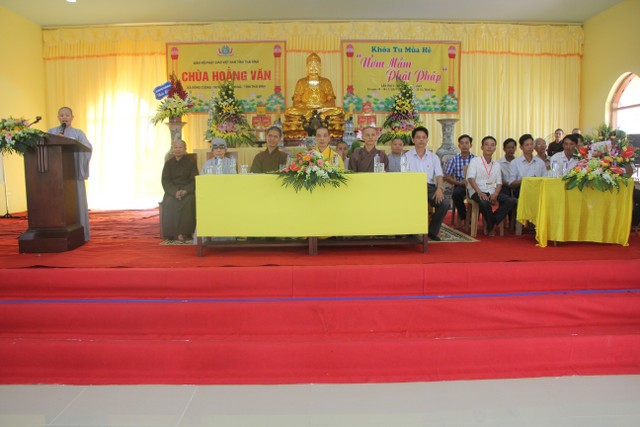 Thái Bình: Chùa Hoằng Văn mở khóa tu “Ươm mầm Phật pháp”