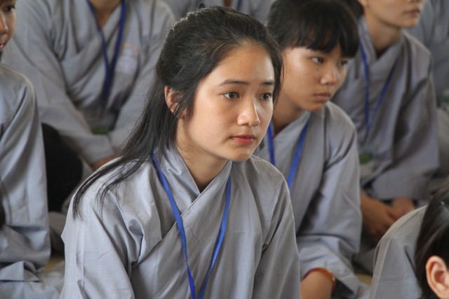 Thái Bình: Chùa Hoằng Văn mở khóa tu “Ươm mầm Phật pháp”