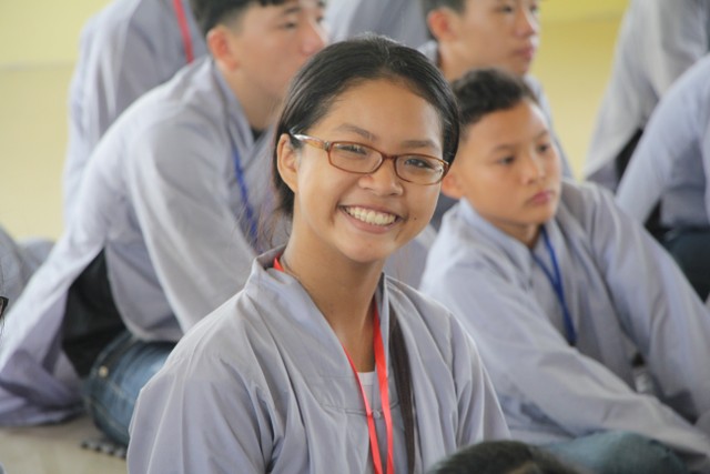 Thái Bình: Chùa Hoằng Văn mở khóa tu “Ươm mầm Phật pháp”