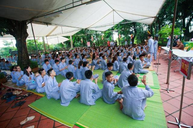 Thái nguyên: chùa Huống Thượng, Khai mạc khóa tu “ Tâm khai trí sáng lần thứ II ”.