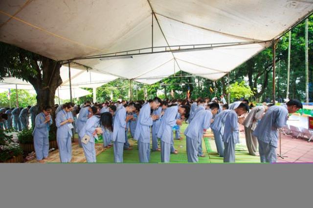 Thái nguyên: chùa Huống Thượng, Khai mạc khóa tu “ Tâm khai trí sáng lần thứ II ”.