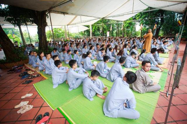 Thái nguyên: chùa Huống Thượng, Khai mạc khóa tu “ Tâm khai trí sáng lần thứ II ”.