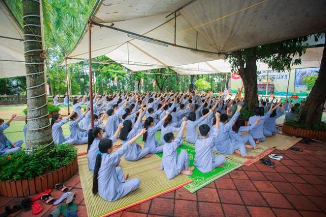 Thái nguyên: chùa Huống Thượng, Khai mạc khóa tu “ Tâm khai trí sáng lần thứ II ”.