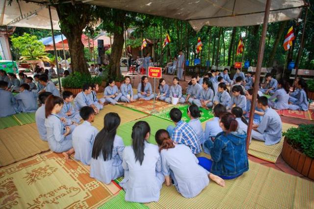 Thái nguyên: chùa Huống Thượng, Khai mạc khóa tu “ Tâm khai trí sáng lần thứ II ”.