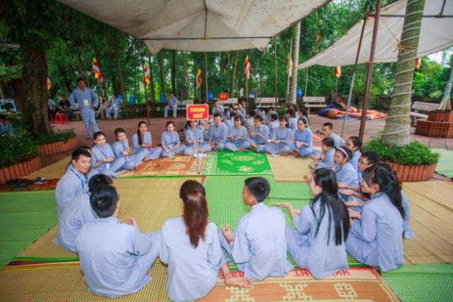 Thái nguyên: chùa Huống Thượng, Khai mạc khóa tu “ Tâm khai trí sáng lần thứ II ”.