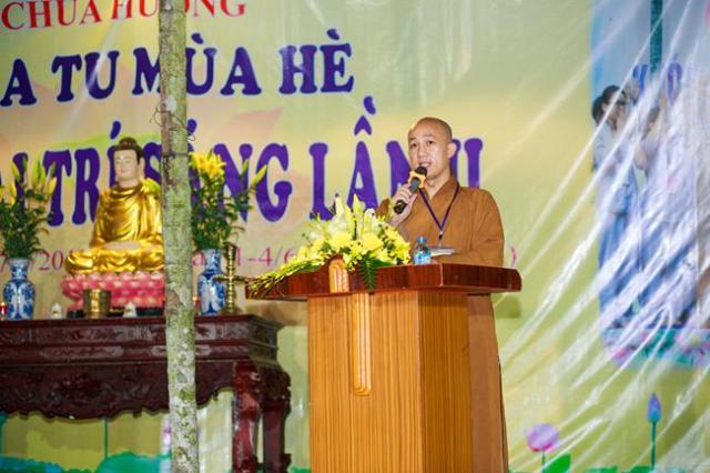 Thái nguyên: chùa Huống Thượng, Khai mạc khóa tu “ Tâm khai trí sáng lần thứ II ”.