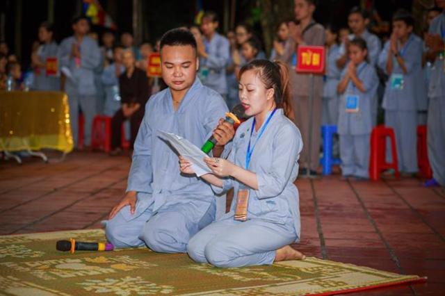 Thái nguyên: chùa Huống Thượng, Khai mạc khóa tu “ Tâm khai trí sáng lần thứ II ”.