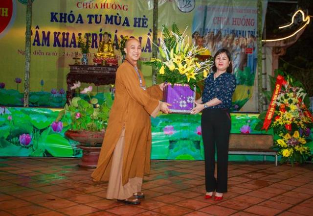 Thái nguyên: chùa Huống Thượng, Khai mạc khóa tu “ Tâm khai trí sáng lần thứ II ”.