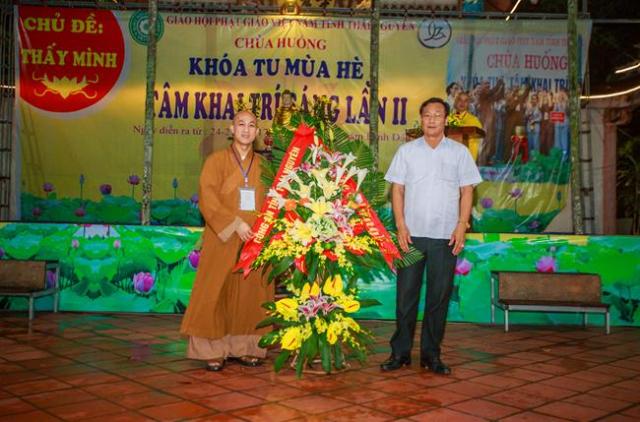 Thái nguyên: chùa Huống Thượng, Khai mạc khóa tu “ Tâm khai trí sáng lần thứ II ”.