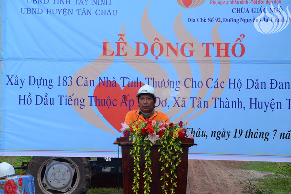 Tổng kết giai đoạn 1 - Dự án &quot;Tổ Ấm Từ Bi&quot; xây dựng 183 căn nhà tình thương tại Tây Ninh- (C99-1)