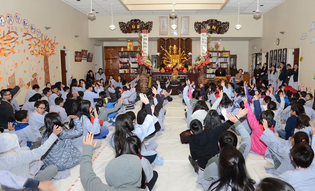 Chùa Đức Viên, San Jose (Hoa Kỳ)  Tổ Chức Khóa Tu Thiếu Nhi Mùa Đông 2017