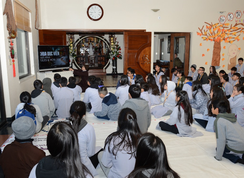 Chùa Đức Viên, San Jose (Hoa Kỳ)  Tổ Chức Khóa Tu Thiếu Nhi Mùa Đông 2017