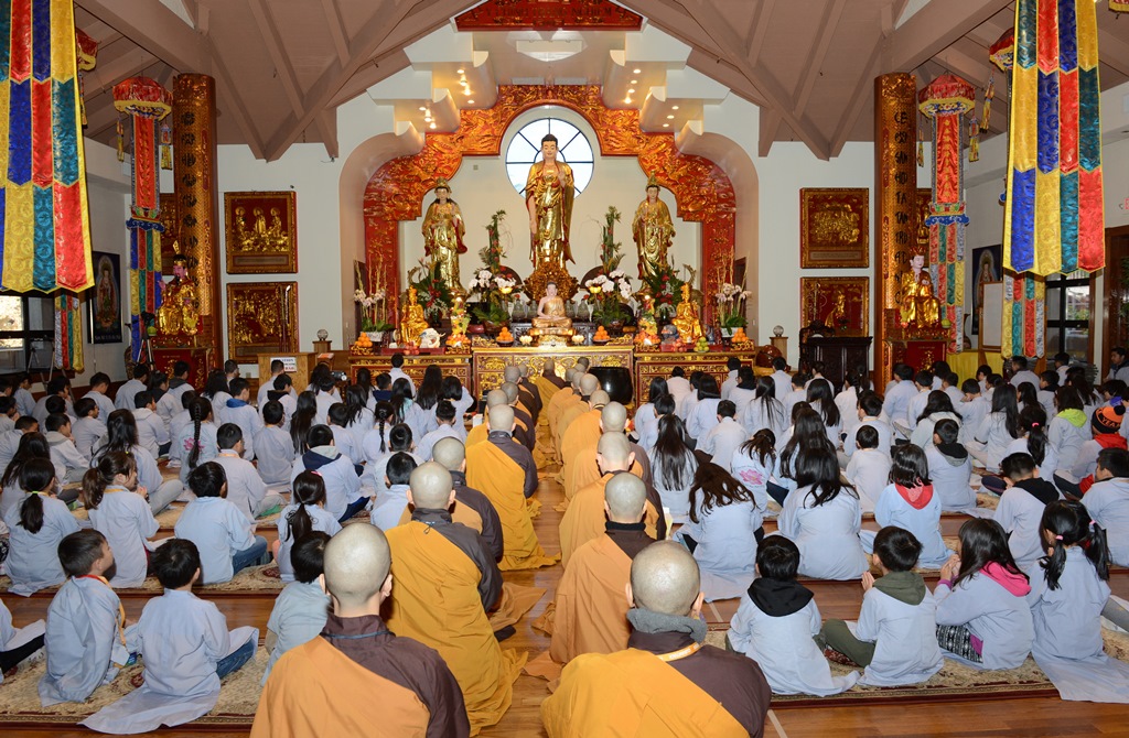 Chùa Đức Viên, San Jose (Hoa Kỳ)  Tổ Chức Khóa Tu Thiếu Nhi Mùa Đông 2017