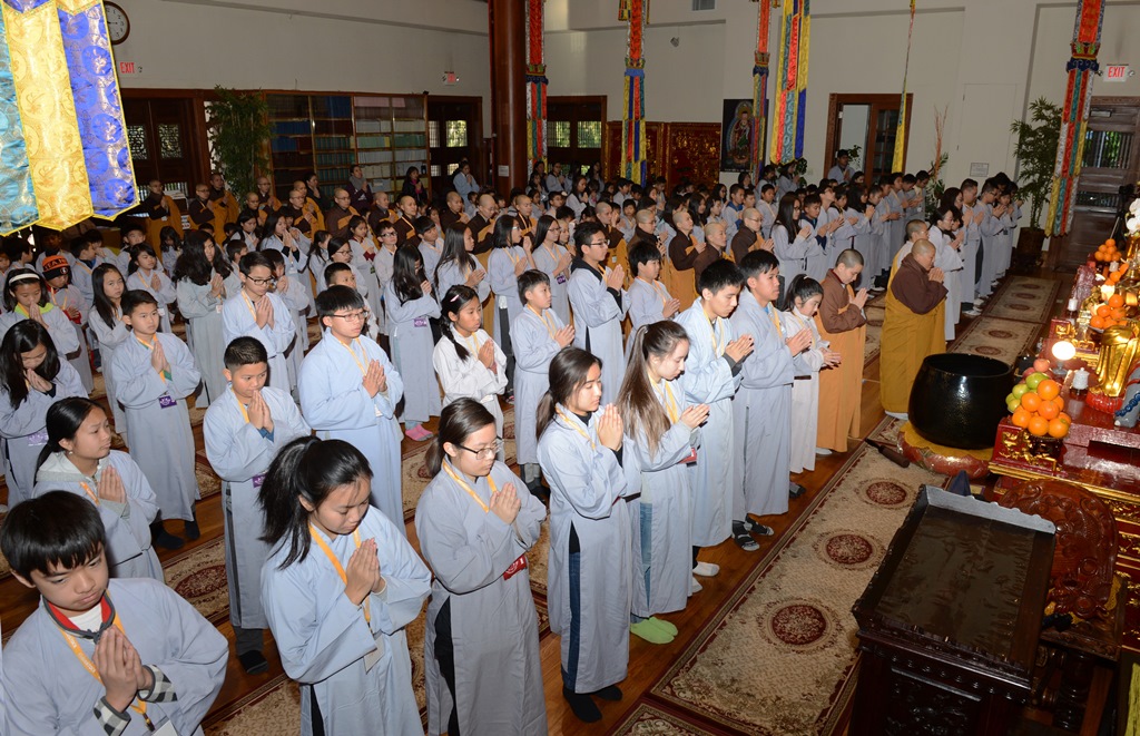 Chùa Đức Viên, San Jose (Hoa Kỳ)  Tổ Chức Khóa Tu Thiếu Nhi Mùa Đông 2017