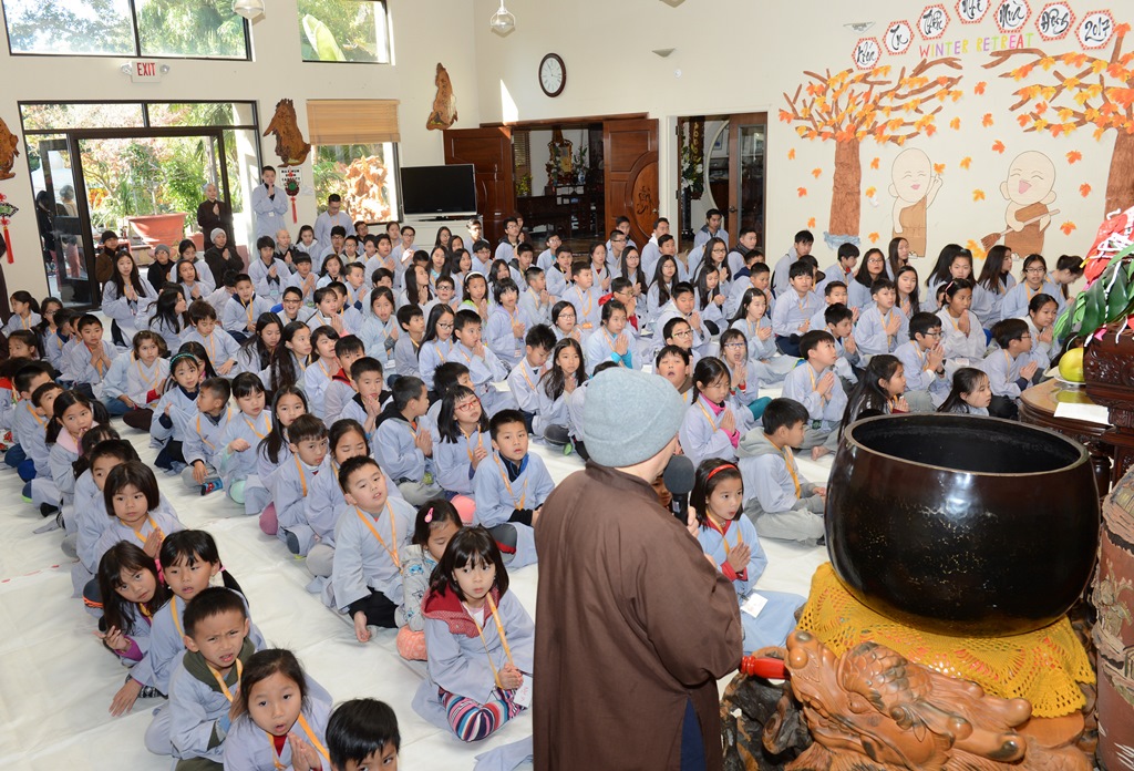 Chùa Đức Viên, San Jose (Hoa Kỳ)  Tổ Chức Khóa Tu Thiếu Nhi Mùa Đông 2017