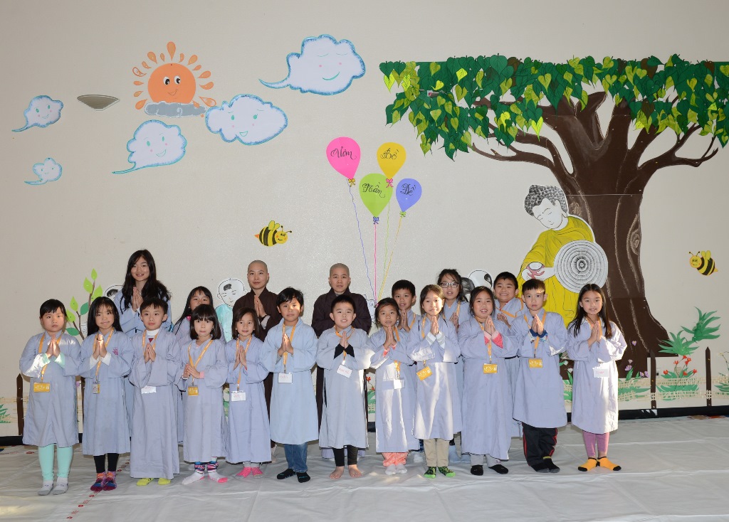 Chùa Đức Viên, San Jose (Hoa Kỳ)  Tổ Chức Khóa Tu Thiếu Nhi Mùa Đông 2017