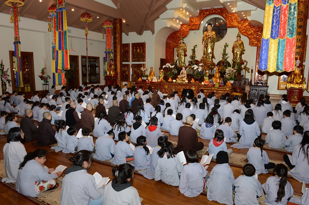 Chùa Đức Viên, San Jose (Hoa Kỳ)  Tổ Chức Khóa Tu Thiếu Nhi Mùa Đông 2017