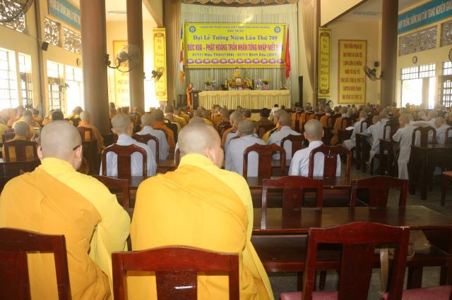 Bình Dương: Lễ tưởng niệm 709 năm ngày Phật hoàng Trần Nhân Tông nhập Niết bàn.