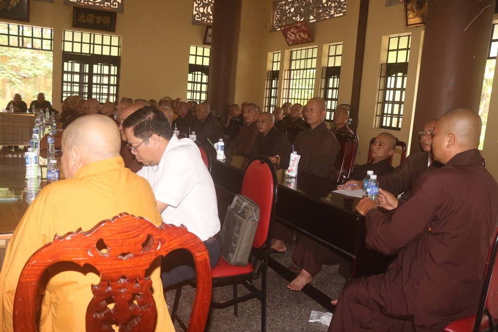 Bình Dương: Chùa Hội Khánh họp triển khai công tác tổ chức Đại lễ Cầu siêu các nạn nhân tử vong do TNGT năm 2017.