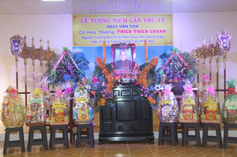 Đồng Tháp: Lễ Huý kỵ cố HT.Thích Thiện Chánh