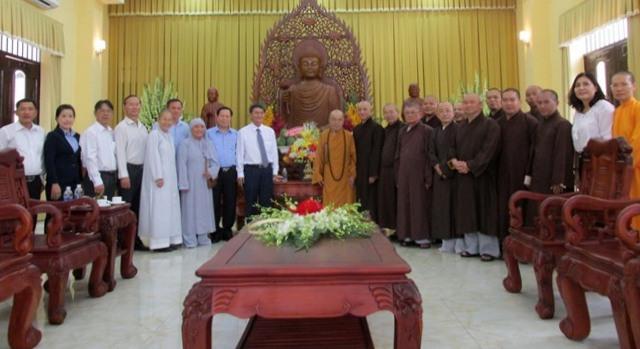 Lãnh Đạo Tỉnh Bình Dương Gặp Gỡ Đoàn Đại Biểu Phật Giáo Tỉnh Trước Đại Hội Phật Giáo Toàn Quốc Lần Thứ VIII