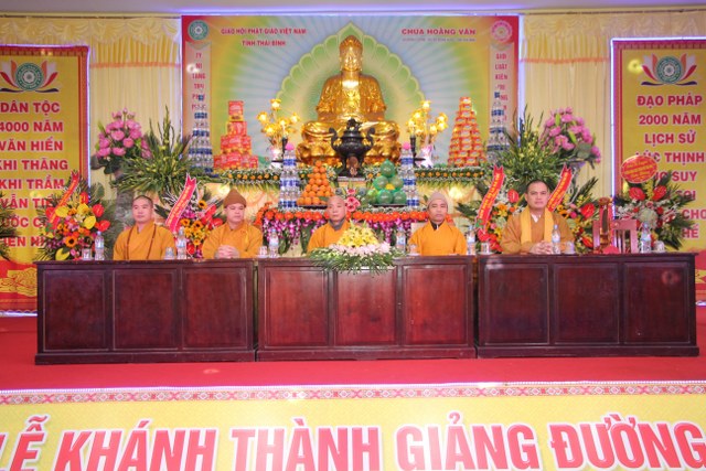 Thái Bình: Khánh thành giảng đường chùa Hoằng Văn