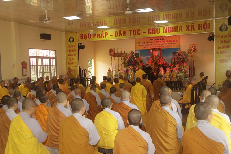 Đồng Tháp: Lễ Huý kỵ cố HT.Thích Thiện Chánh