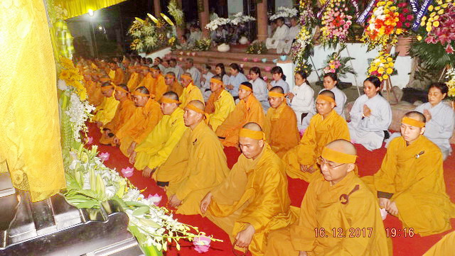 Đêm thắp nến tri ân tưởng niệm cố HT.Thích Ngộ Trí tại chùa Trường Thọ