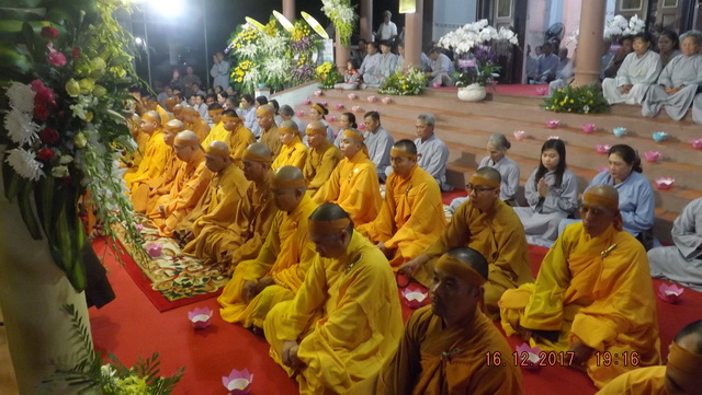 Đêm thắp nến tri ân tưởng niệm cố HT.Thích Ngộ Trí tại chùa Trường Thọ
