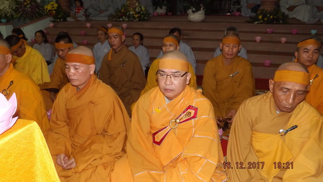 Đêm thắp nến tri ân tưởng niệm cố HT.Thích Ngộ Trí tại chùa Trường Thọ