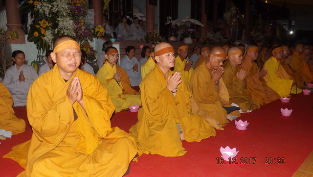 Đêm thắp nến tri ân tưởng niệm cố HT.Thích Ngộ Trí tại chùa Trường Thọ